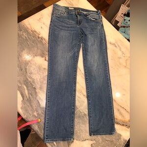 Kut from the Kloth Catherine Blue Straight Leg Jeans